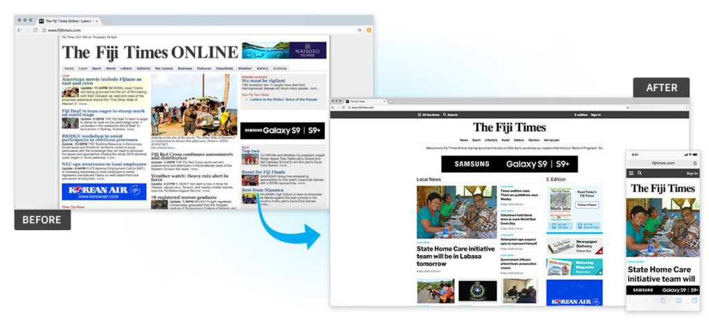 Fiji Times Comparison